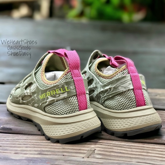 NIB Merrell Hydro Runner Water Trail Hiking Shoes Sneaker Lichen - Picture 5 of 14